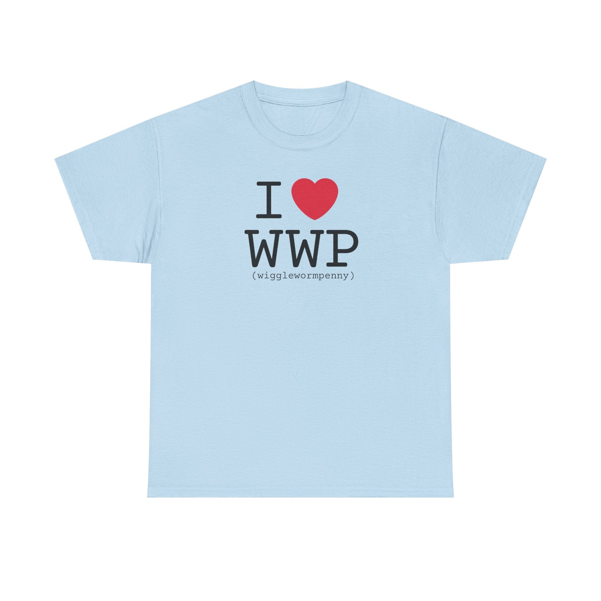 I Love Wiggle Worm Penny Unisex T-Shirt